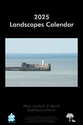 Calendrier Paysages, par Xavier E. G. Dierick